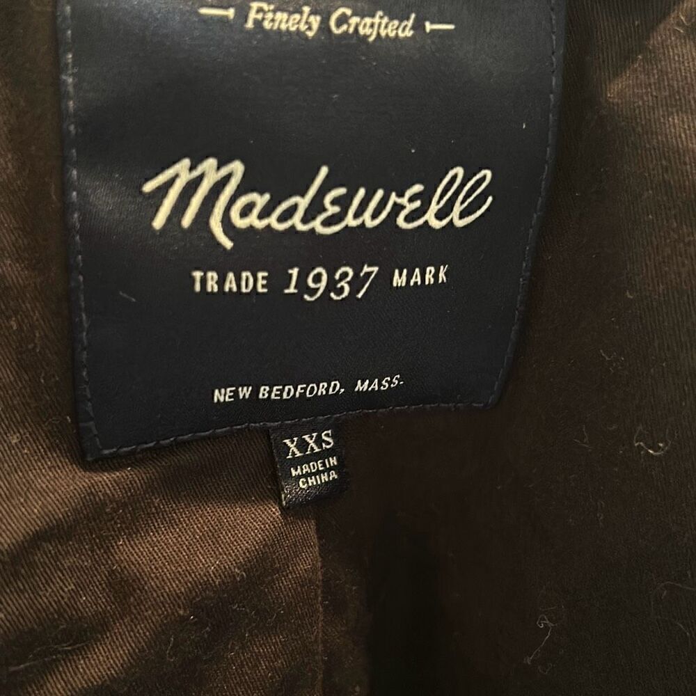 Madewell Women's XXS Oversized Longline Sherpa Fleece Jacket Solid Black Cozy - Picture 12 of 13